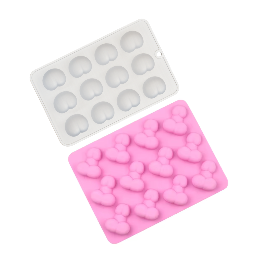 His & Hers Dick & Bum Ice Cube Tray